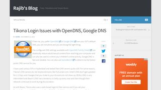 
                            13. Tikona Login Issues with OpenDNS, Google DNS – Rajib's Blog