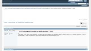 
                            4. Tikona Wireless setup for TD-W8951ND modem + router - India ...