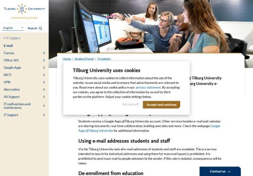 
                            2. Tilburg University - E-mail for Students