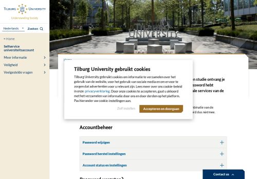 
                            3. Tilburg University - Selfservice universiteitsaccount