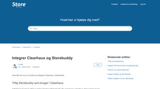 
                            6. Tilføj Clearhaus i Storebuddy - Storebuddy