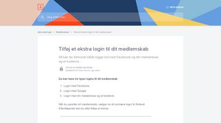 
                            11. Tilføj et ekstra login til dit medlemskab | Zetlands hjælpecentral