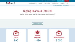 
                            3. Tilgang til anbud i Mercell