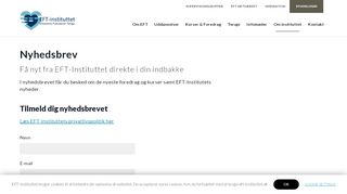 
                            5. Tilmeldt : EFT-instituttet