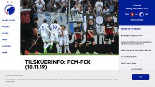 
                            10. Tilskuerinfo: FCM-FCK (01.11.18) | F.C. København