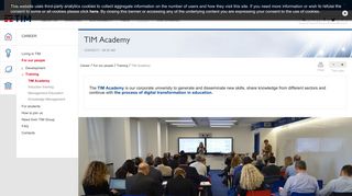 
                            3. TIM Academy | TIM Group - Telecom Italia