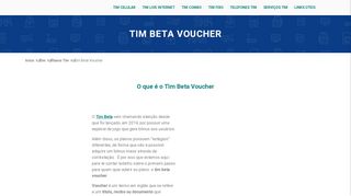 
                            4. Tim Beta Voucher: saiba como ganhar e enviar o convite | Melhor Plano