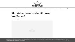 
                            12. Tim Gabel: Alles über den Fitness-YouTuber - Prinz-Sportlich.de