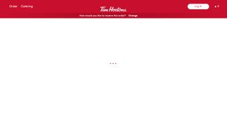 
                            1. Tim Hortons | Email Newsletter sign up