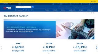 
                            4. TIM Protect Backup - Serviços Financeiros - Serviços TIM - Para ...