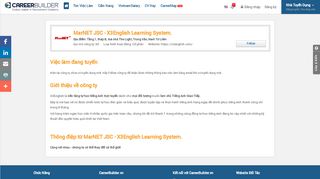
                            9. Tìm việc làm tại MarNET JSC - X3English Learning System.