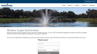 
                            3. Timber Pines Community Association - Login