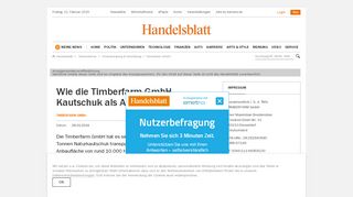 
                            4. Timberfarm GmbH | Naturkautschuk für den Weltmarkt - Handelsblatt