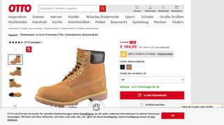 
                            12. Timberland »6 inch Premium FTB« Schnürboots Wasserdicht online ...