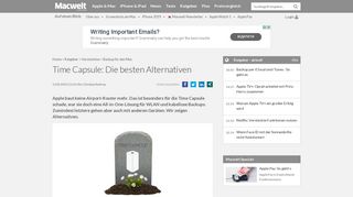 
                            7. Time Capsule: Die besten Alternativen - Macwelt