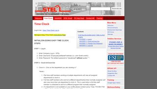 
                            8. Time Clock - STEL's Intranet Portal