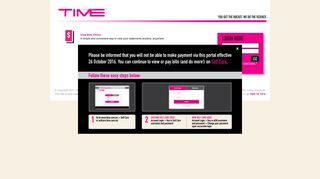 
                            3. TIME dotCom | e-Billing Portal