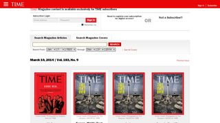 
                            3. TIME Magazine -- Europe, Middle East and Africa Edition -- March 10 ...