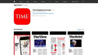 
                            7. Time Magazine Europe on the App Store - iTunes - Apple