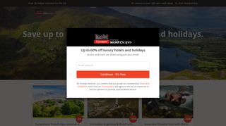 
                            7. Time Out Escapes: Join now for Free | Save up to 60% on luxury travel