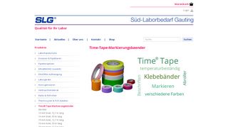 
                            8. Time® Tape Markierungsbänder - Süd-Laborbedarf