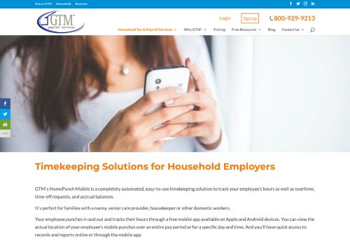 
                            11. Timekeeping for Household Employers - GTM Payroll Services