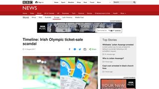 
                            11. Timeline: Irish Olympic ticket-sale scandal - BBC News