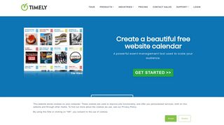 
                            6. Timely: A Beautiful Events Calendar for Your Website