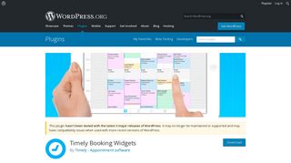 
                            10. Timely Booking Widgets | WordPress.org