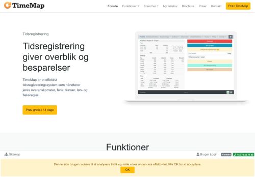 
                            1. TimeMap Tidsregistrering – Tidsregistrering