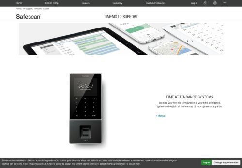 
                            5. TimeMoto Support - Safescan.com