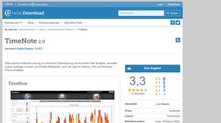 
                            12. TimeNote | heise Download