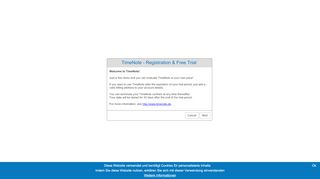 
                            5. TimeNote - Registration & Free Trial