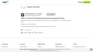 
                            4. TIMEOS - Ihr Partner für Dienstplanung und Urlaubsverwaltung ... - Xing