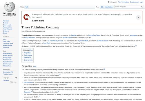 
                            6. Times Publishing Company - Wikipedia