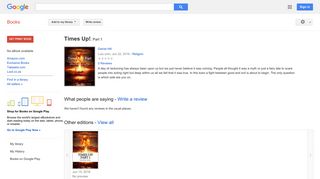 
                            11. Times Up! - Google Books Result