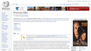 
                            9. Timescape (1992 film) - Wikipedia