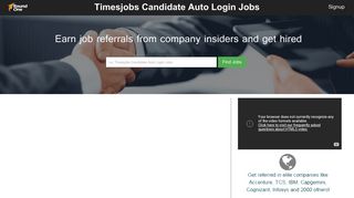 
                            6. Timesjobs Candidate Login Auto Jobs | Round One