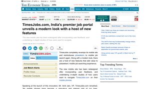 
                            7. Timesjobs.com: TimesJobs.com, India's premier job portal unveils a ...