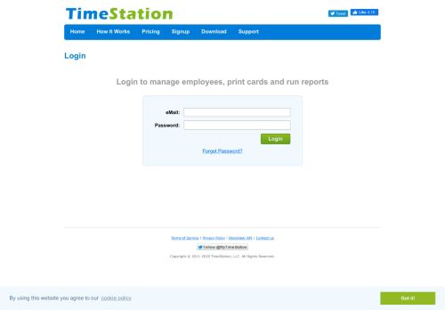 
                            1. TimeStation - Login