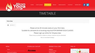 
                            3. TIMETABLE | Bikram Yoga Cork | Hot Yoga | Yoga Cork | Yoga Classes