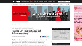 
                            12. TimeTac - Arbeitszeiterfassung und Urlaubsverwaltung - PC-WELT