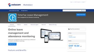 
                            9. TimeTac Leave Management by TimeTac GmbH | Swisscom ...