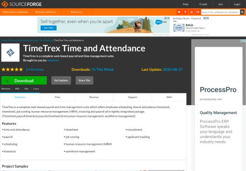 
                            6. TimeTrex Time and Attendance download | SourceForge.net