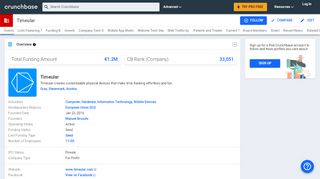 
                            11. Timeular | Crunchbase
