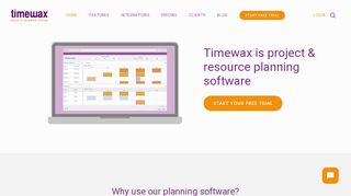 
                            2. Timewax: Project Management and Resource Planning Software