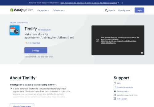 
                            13. Timify - Shopify App Store