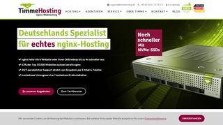 
                            9. Timme Hosting: nginx Hosting, SSD Hosting, Shophosting