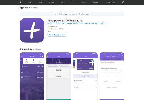 
                            11. Timo powered by VPBank on the App Store - iTunes - Apple