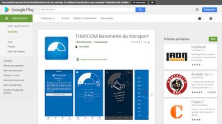 
                            11. TIMOCOM Baromètre du transport – Applications sur Google Play